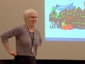 Dr. Kate Moran - giving lecture