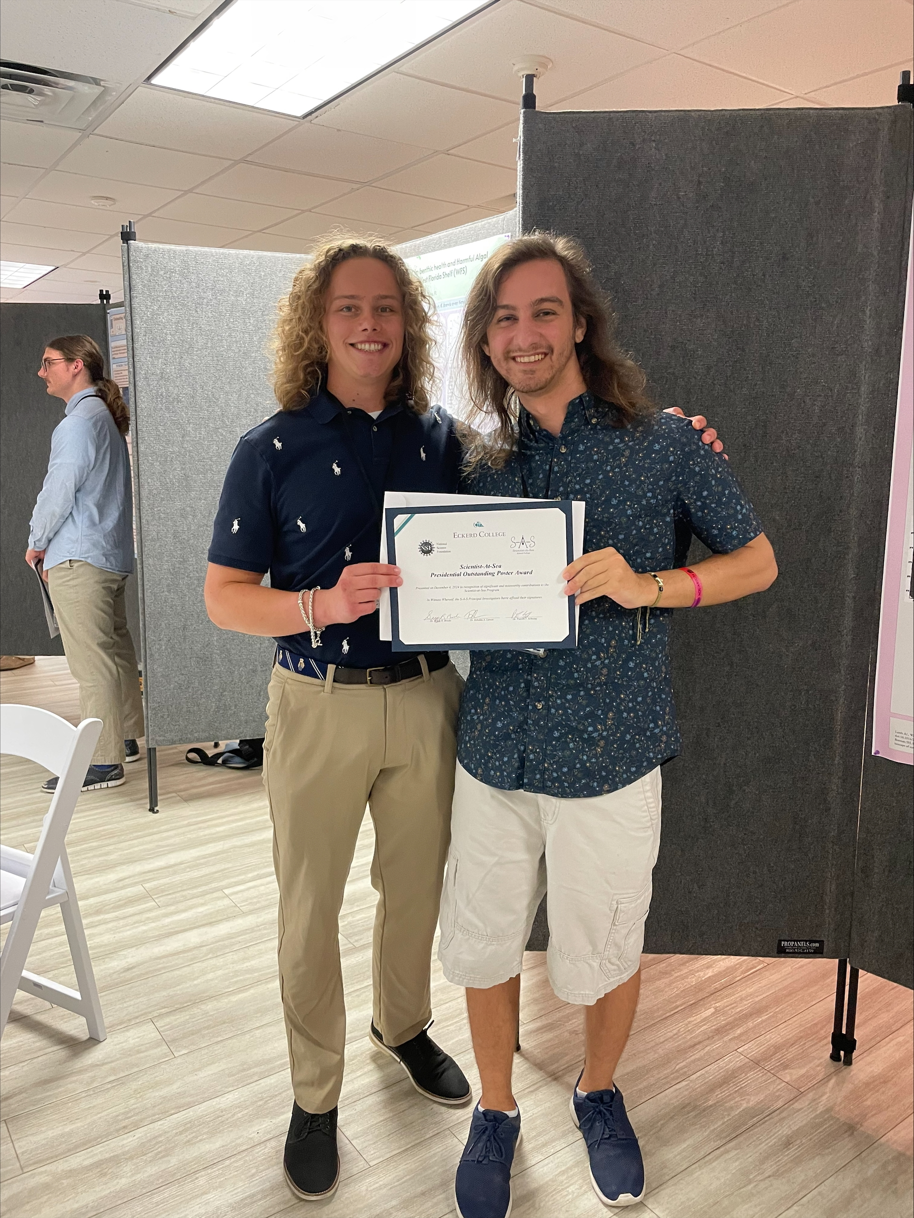 Eckerd students Liam and Ryan