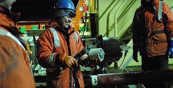 Amelia Shevenell in Antarctica