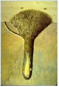 Illustration showing what a tilefish burrow looks like on the seafloor. Credit: Dr. Ken Able Illustration showing what a tilefish burrow looks like on the seafloor. Credit: Dr. Ken Able